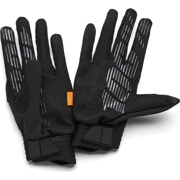 100% Rękawiczki 100% COGNITO Gloves Black - XL (długość dłoni 200-209 mm) (NEW 2022)