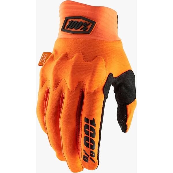 100% Rękawiczki 100% COGNITO Gloves Fluo Organe - XL (długość dłoni 200-209 mm) (NEW 2022)