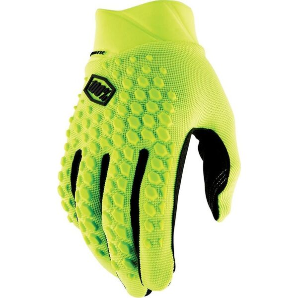 100% Rękawiczki 100% GEOMATIC Gloves Black/Charcoal - S (długość dłoni 181-187 mm) (NEW 2022)