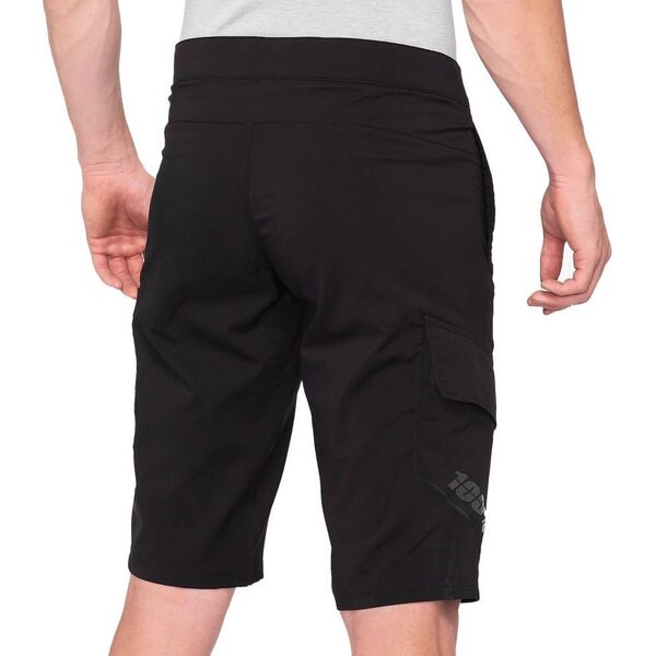 100% Szorty męskie 100% RIDECAMP Shorts Black roz.30 (44 EUR)