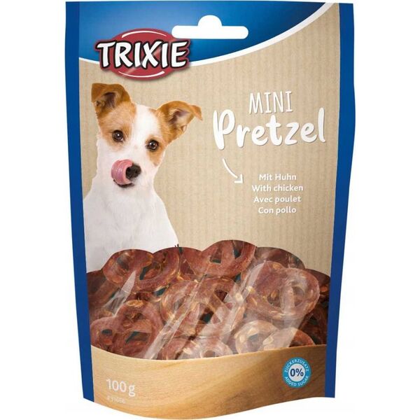 Trixie Mini Precel, przysmak, dla psa, z kurczakiem,100g