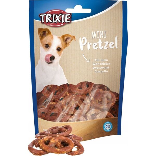 Trixie Mini Precel, przysmak, dla psa, z kurczakiem,100g