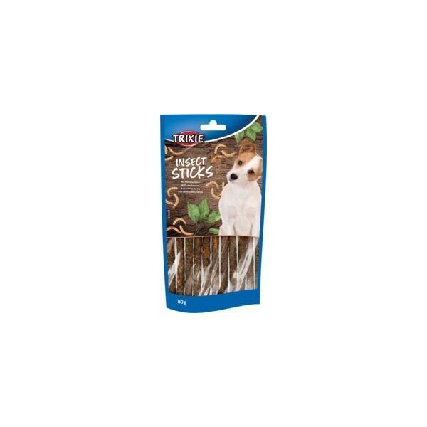 Trixie Insect Sticks, kabanosy z insektów, dla psa, 80 g
