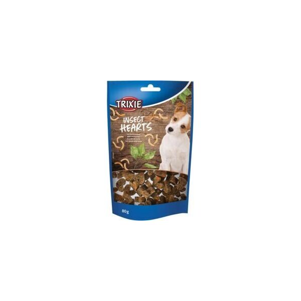 Trixie Insect Hearts, przysmak z insektów, dla psa, w kształcie serca, 80g
