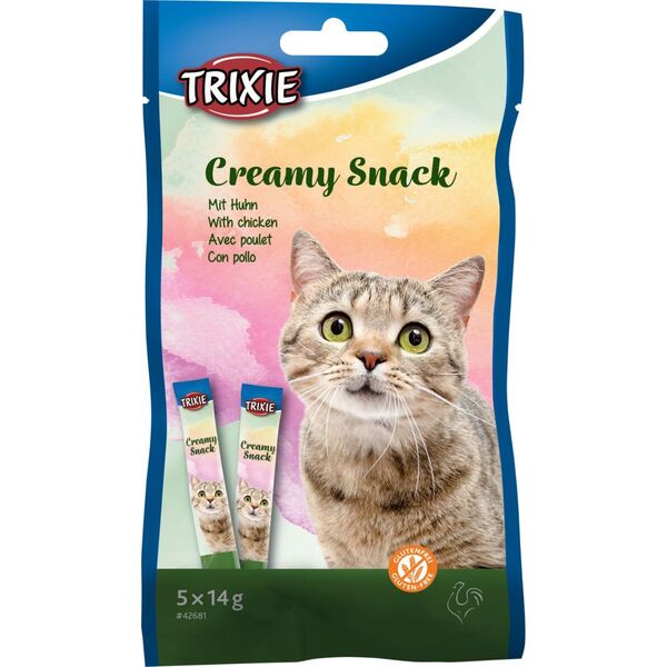 Trixie Creamy snack kurczak, przysmak, dla kota, 5 x 14 g