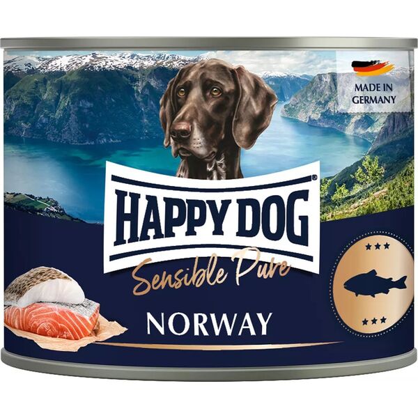 Happy Dog PUSZKA dla psa - Norway (ryba) 200 g