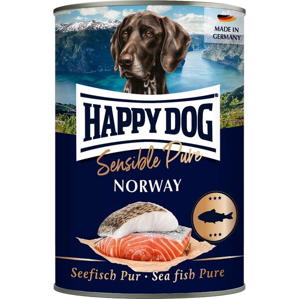 Happy Dog PUSZKA dla psa - Norway (ryba) 400 g
