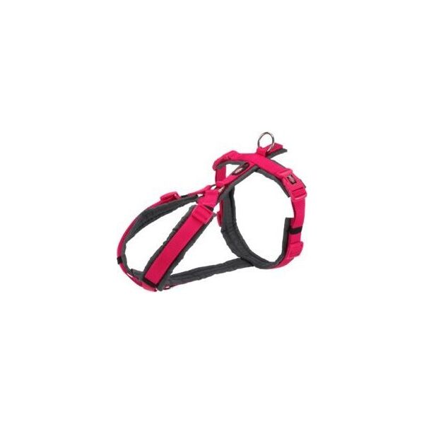 Trixie Premium trekking, szelki, dla psa, czerwony/grafit, taśma parciana, S–M: 44–53 cm/20 mm
