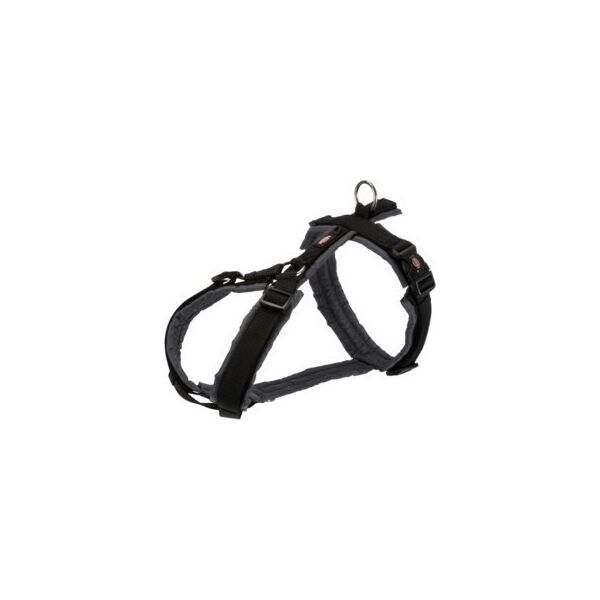 Trixie Premium trekking, szelki, dla psa, czerwony/grafit, taśma parciana, M–L: 62–74 cm/25 mm
