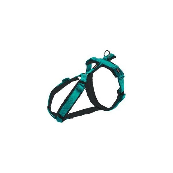 Trixie Premium trekking, szelki, dla psa, czerwony/grafit, taśma parciana, XL: 80–97 cm/25 mm