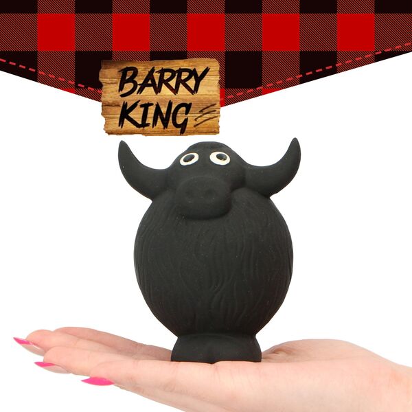Barry King Zabawka dla psa, bawół, winyl , z dźwiękiem, 11cm