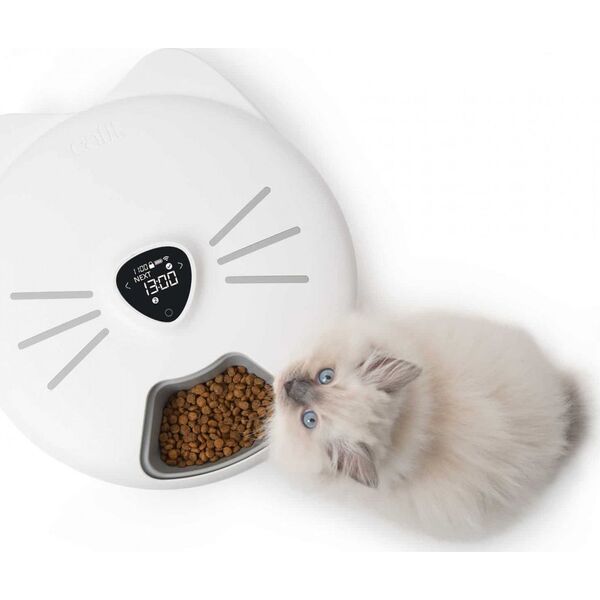 Catit Pixi Smart 6-Meal Feeder, karmidło automatyczne, dla kota, 32 × 34,5 × 9,2 cm