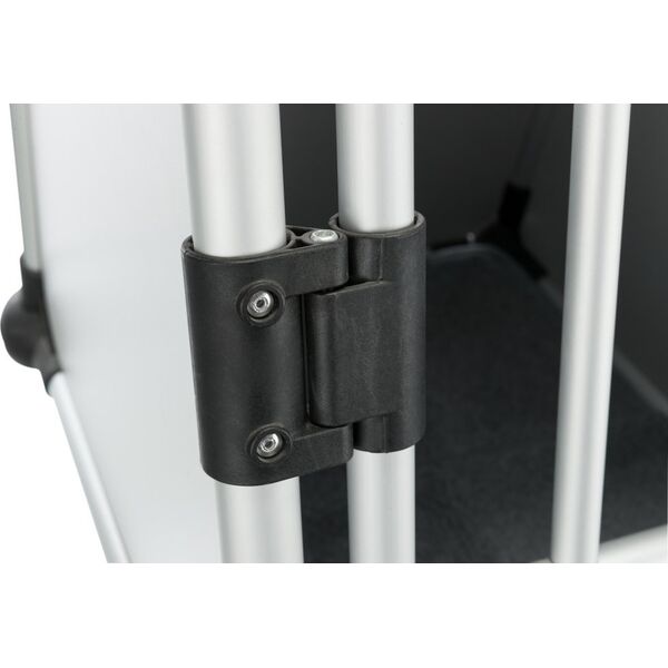 Trixie Transporter, aluminium, L–XL: 94 × 75 × 88 cm, srebrny/jasnoszary