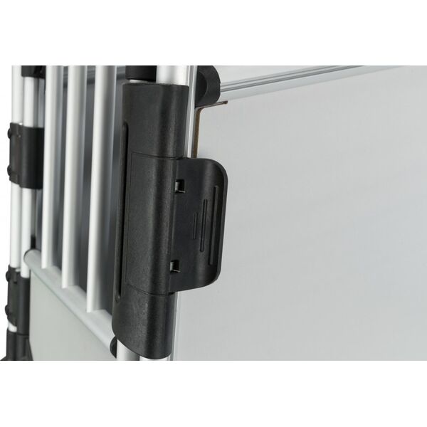 Trixie Transporter, aluminium, L–XL: 94 × 75 × 88 cm, srebrny/jasnoszary