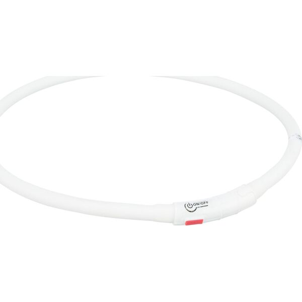 Trixie Obroża migająca USB, dla psa, wielokolorowa, silikon, XS–XL: 70 cm/? 10 mm