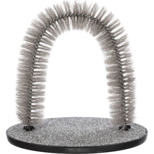 Trixie Szczotka dla kotów Fur Care Arch, 36 x 33cm, szara
