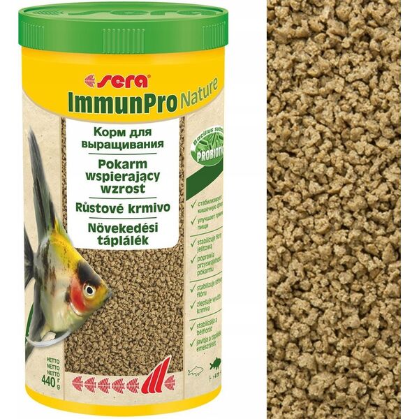 Sera sera Discus ImmunPro Nature 1.000 ml - pokarm dla pielęgnic
