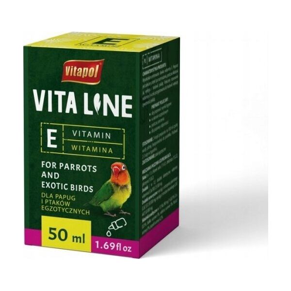 Vitapol Vitaline Witamina E dla ptaków egzotycznych 50ml