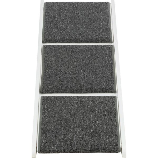 Trixie Schody/rampa, dla psa/kota, białe, MDF, 44 x 46 x 106 cm, obite wykładziną