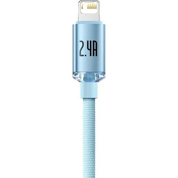 Kabel USB Baseus USB-A - Lightning 2 m Niebieski (CAJY001203)