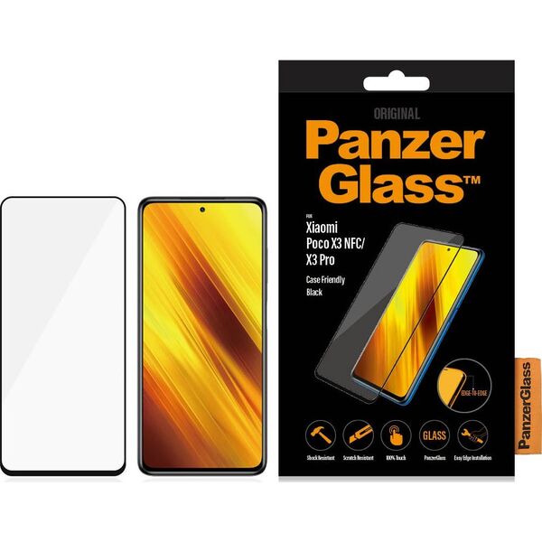 PanzerGlass PanzerGlass E2E Regular Xiaomi Poco X3 NFC/X3 Pro Case Friendly czarny/black