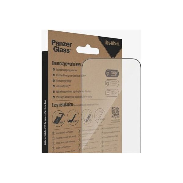 PanzerGlass PanzerGlass Ultra-Wide Fit iPhone 14 Pro 6,1" Screen Protection Antibacterial Easy Aligner Included 2784