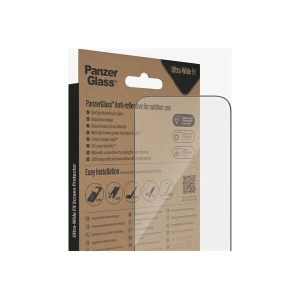 PanzerGlass PanzerGlass Ultra-Wide Fit iPhone 14 Pro 6,1" Screen Protection Anti-reflective Antibacterial Easy Aligner Included 2788
