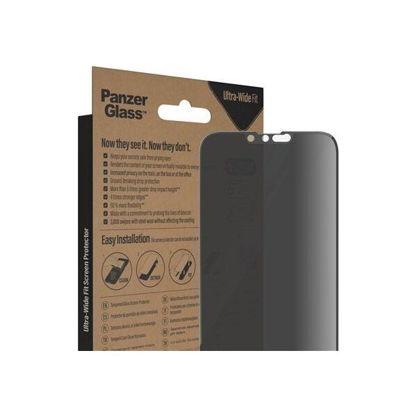 PanzerGlass PanzerGlass Ultra-Wide Fit iPhone 14 Plus / 13 Pro Max 6,7" Privacy Screen Protection Antibacterial P2773