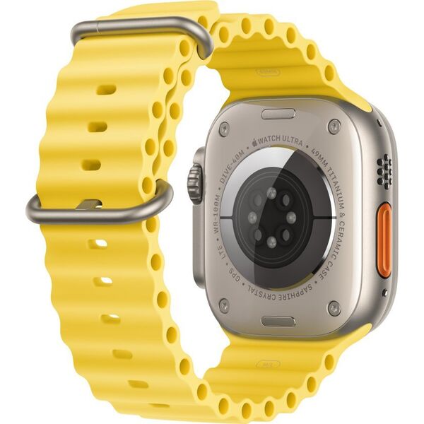 Apple Przedłużka do paska Ocean w kolorze żółtym do koperty 49 mm