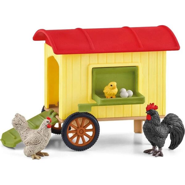 Figurka Schleich Schleich Farm World mobile chicken coop, play figure