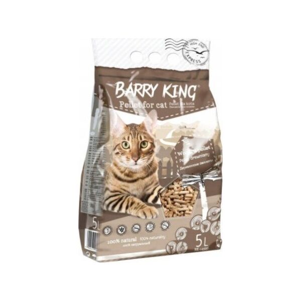 Żwirek dla kota Barry King Pellet drewniany dla kota 5L
