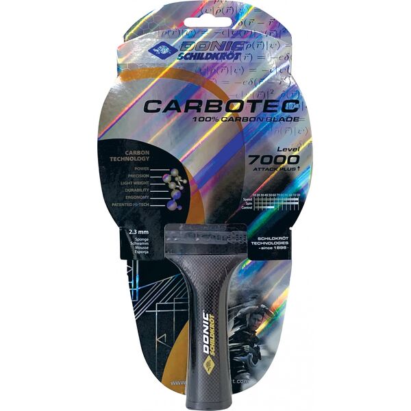 Donic Rakietka do tenisa stołowego CarboTec 7000 + pokrowiec