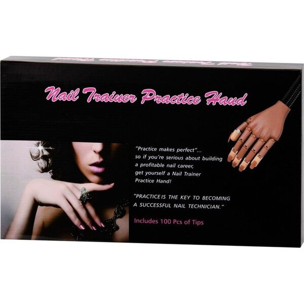 Activeshop RĘKA DŁOŃ DO ĆWICZEŃ NAUKI MANICURE PAZNOKCIE TIPS 95