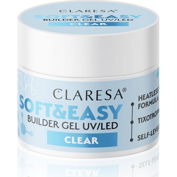 Claresa CLARESA ŻEL BUDUJĄCY SOFT&EASY GEL CLEAR 12G