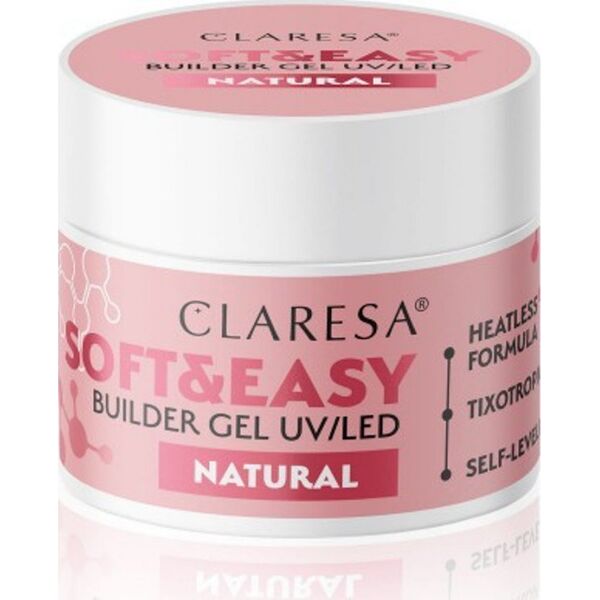 Claresa CLARESA ŻEL BUDUJĄCY SOFT&EASY GEL NATURAL 12G