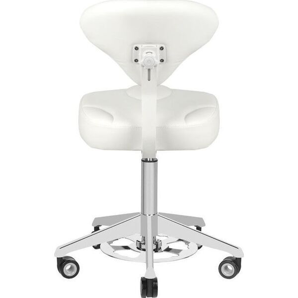 Azzurro TABORET KOSMETYCZNY AZZURRO 156-F BUMP-UP BIAŁY