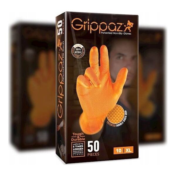 Grippaz Rękawiczki Nitrylowe Grippaz 246 Black 50 sztuk BL