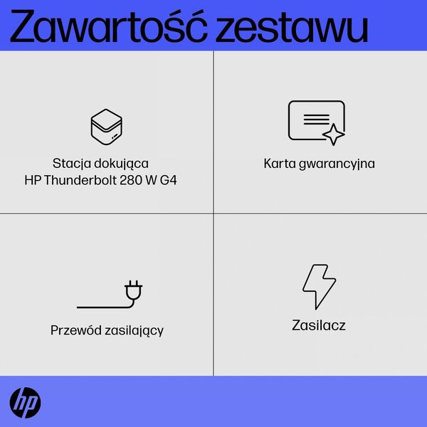 Stacja/replikator HP Thunderbolt 4 (4J0G4AA#ABB)