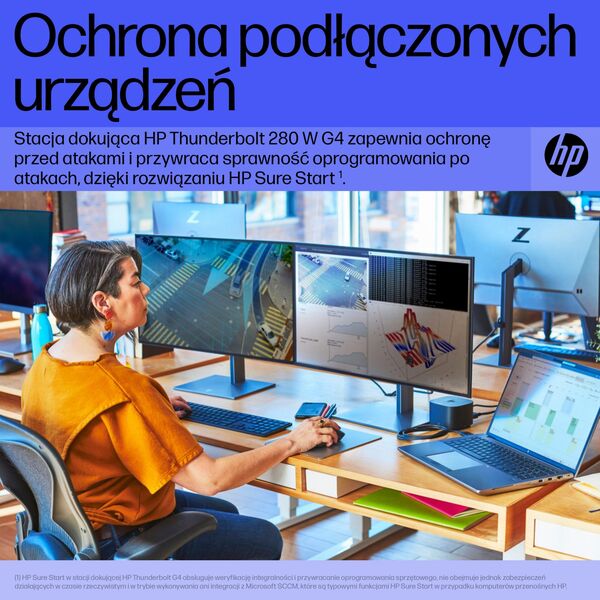 Stacja/replikator HP Thunderbolt 4 (4J0G4AA#ABB)