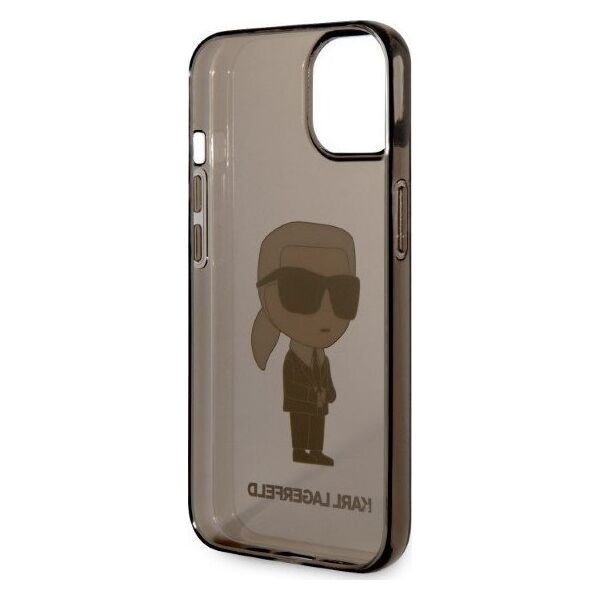 Karl Lagerfeld Etui Karl Lagerfeld KLHCP14MHNIKTCK Apple iPhone 14 Plus czarny/black hardcase Ikonik Etui Karl Lagerfeld