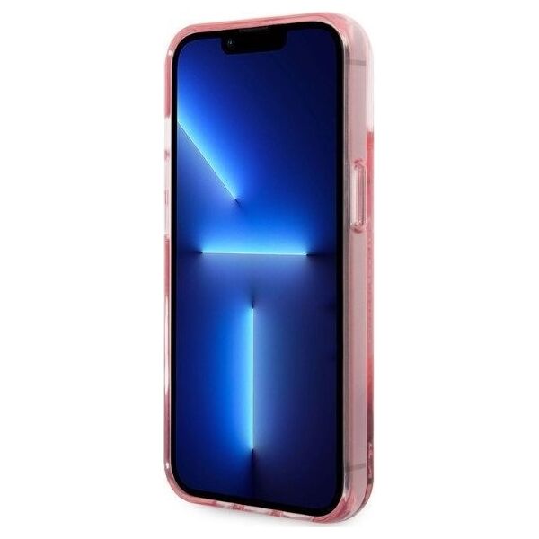 Karl Lagerfeld Etui Karl Lagerfeld KLHCP14MLNKHCP Apple iPhone 14 Plus różowy/pink hardcase Glitter Karl Head