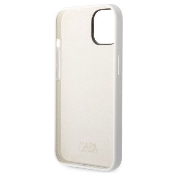 Karl Lagerfeld Etui Karl Lagerfeld KLHCP14MSNCHBCH Apple iPhone 14 Plus hardcase biały/white Silicone Choupette
