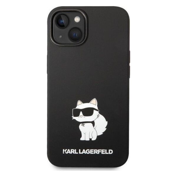 Karl Lagerfeld Etui Karl Lagerfeld KLHCP14MSNCHBCK Apple iPhone 14 Plus hardcase czarny/black Silicone Choupette