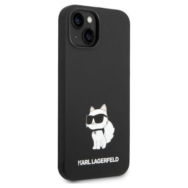 Karl Lagerfeld Etui Karl Lagerfeld KLHCP14MSNCHBCK Apple iPhone 14 Plus hardcase czarny/black Silicone Choupette