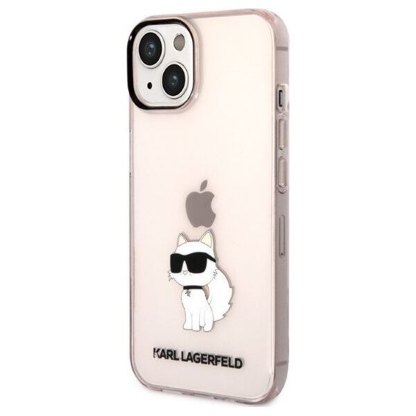 Karl Lagerfeld Etui Karl Lagerfeld KLHCP14SHNCHTCP Apple iPhone 14 różowy/pink hardcase Ikonik Choupette