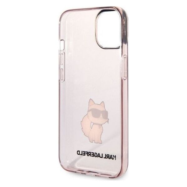 Karl Lagerfeld Etui Karl Lagerfeld KLHCP14SHNCHTCP Apple iPhone 14 różowy/pink hardcase Ikonik Choupette