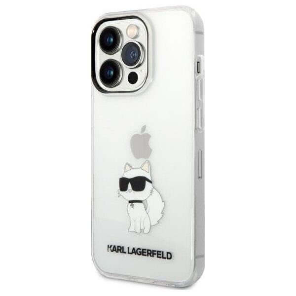 Karl Lagerfeld Etui Karl Lagerfeld KLHCP14XHNCHTCT Apple iPhone 14 Pro Max transparent hardcase IML NFT Choupette
