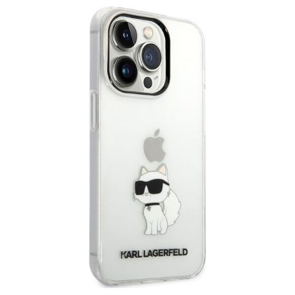 Karl Lagerfeld Etui Karl Lagerfeld KLHCP14XHNCHTCT Apple iPhone 14 Pro Max transparent hardcase IML NFT Choupette