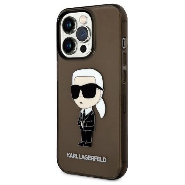 Karl Lagerfeld Etui Karl Lagerfeld KLHCP14XHNIKTCK Apple iPhone 14 Pro Max czarny/black hardcase Ikonik Etui Karl Lagerfeld