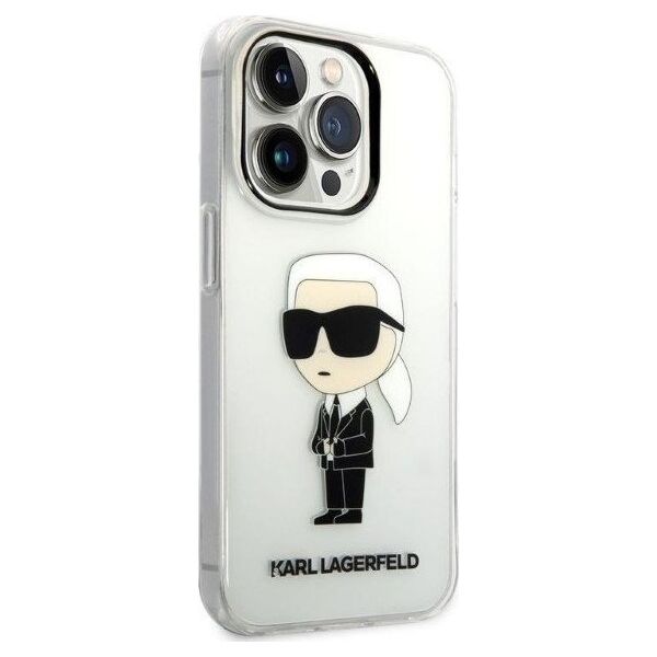 Karl Lagerfeld Etui Karl Lagerfeld KLHCP14XHNIKTCT Apple iPhone 14 Pro Max transparent hardcase Ikonik Etui Karl Lagerfeld